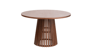 MESA COMEDOR MEYA MUEBLES REDONDA JAPANDI 4 PERSONAS MADERA