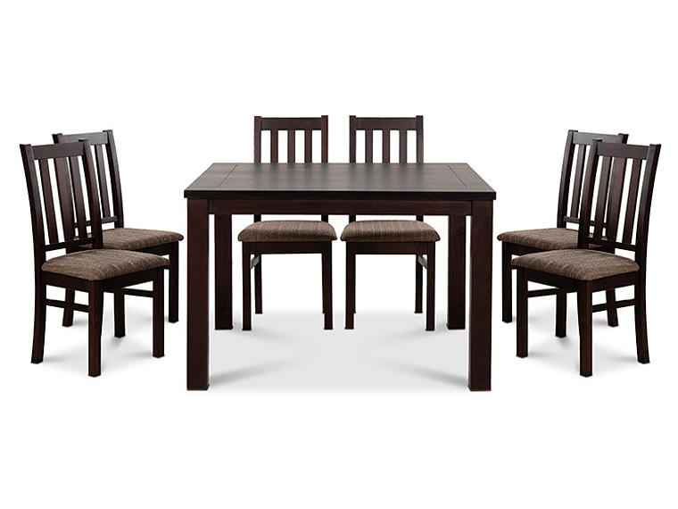 JUEGO DE COMEDOR CIC ÑUBLE 8 SILLAS CHOCOLATE CAFÉ 1