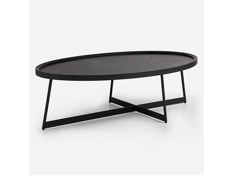 MESA CENTRO ROSEN LIBERTY 120X70 CM NEGRO MADERA 1