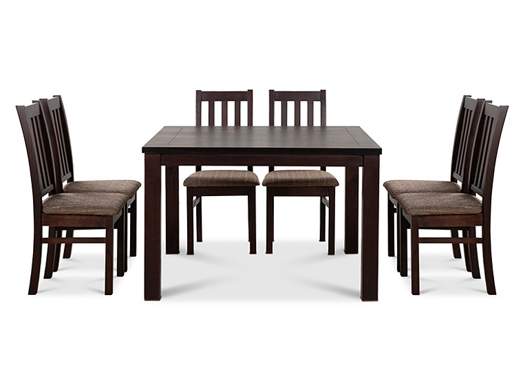 JUEGO DE COMEDOR CIC ÑUBLE 8 SILLAS CHOCOLATE CAFÉ 2