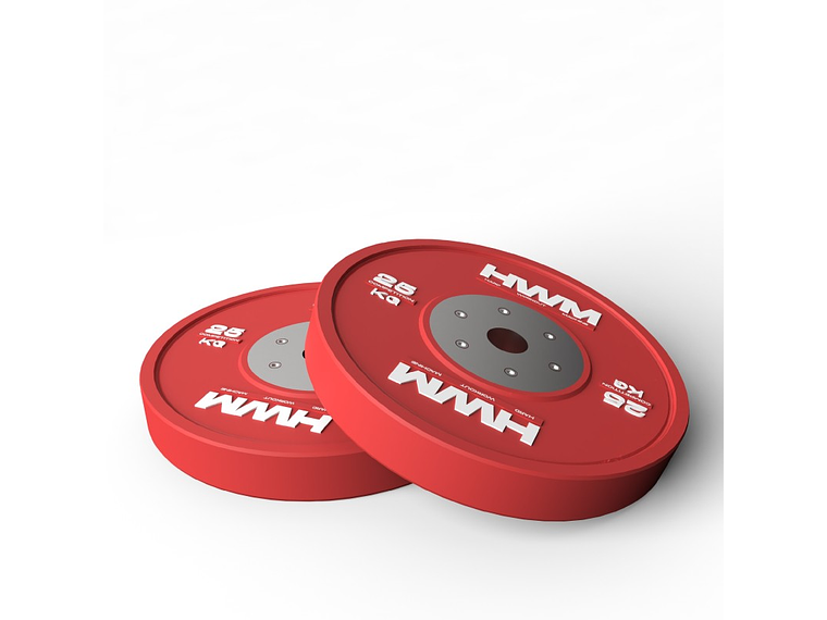 Par Bumper Plates Competición 25kg | HWM® 1