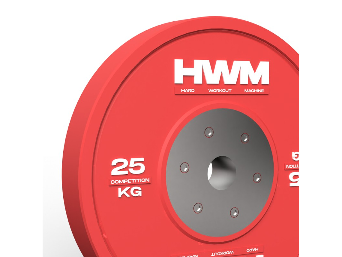 Par Bumper Plates Competición 25kg | HWM® 3