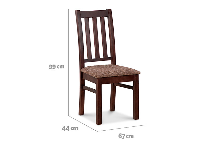 JUEGO DE COMEDOR CIC ÑUBLE 8 SILLAS CHOCOLATE CAFÉ 5