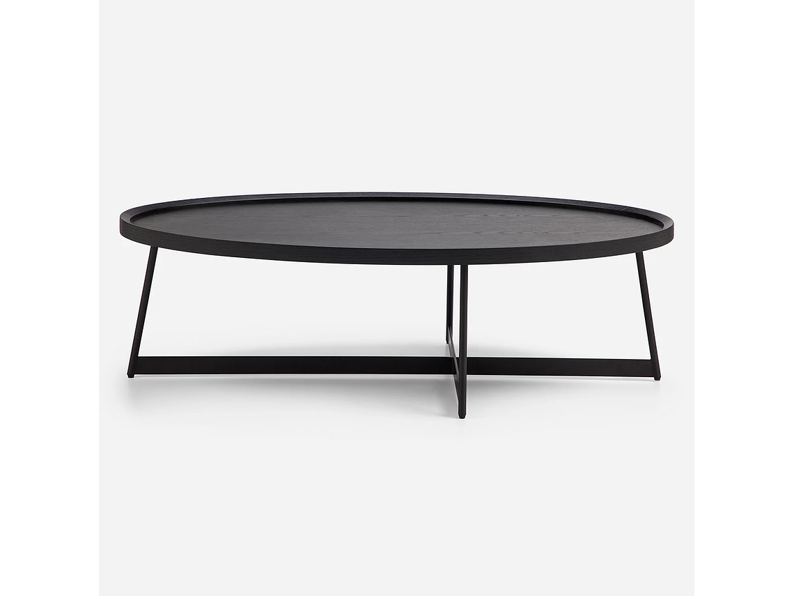 MESA CENTRO ROSEN LIBERTY 120X70 CM NEGRO MADERA 3