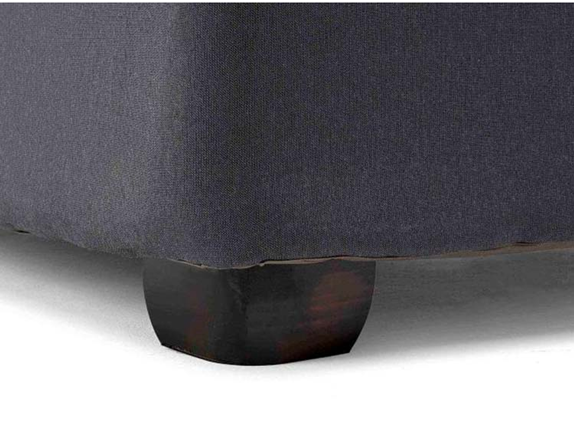 JUEGO DE DORMITORIO DRIMKIP CAMA AMERICANA DUO POCKET 1 PLAZA GRIS + RESPALDO 7