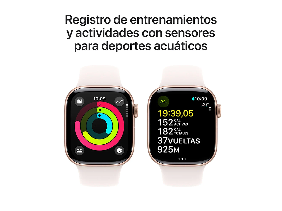APPLE WATCH SERIE 10 42MM NEGRO ALUMINIO CORREA LOOP DEPORTIVA 7
