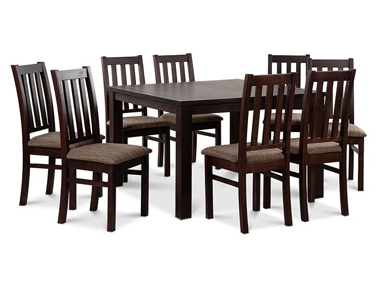 JUEGO DE COMEDOR CIC ÑUBLE 8 SILLAS CHOCOLATE CAFÉ 11