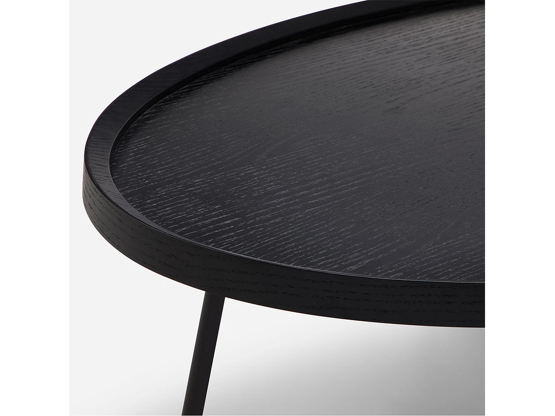 MESA CENTRO ROSEN LIBERTY 120X70 CM NEGRO MADERA 8