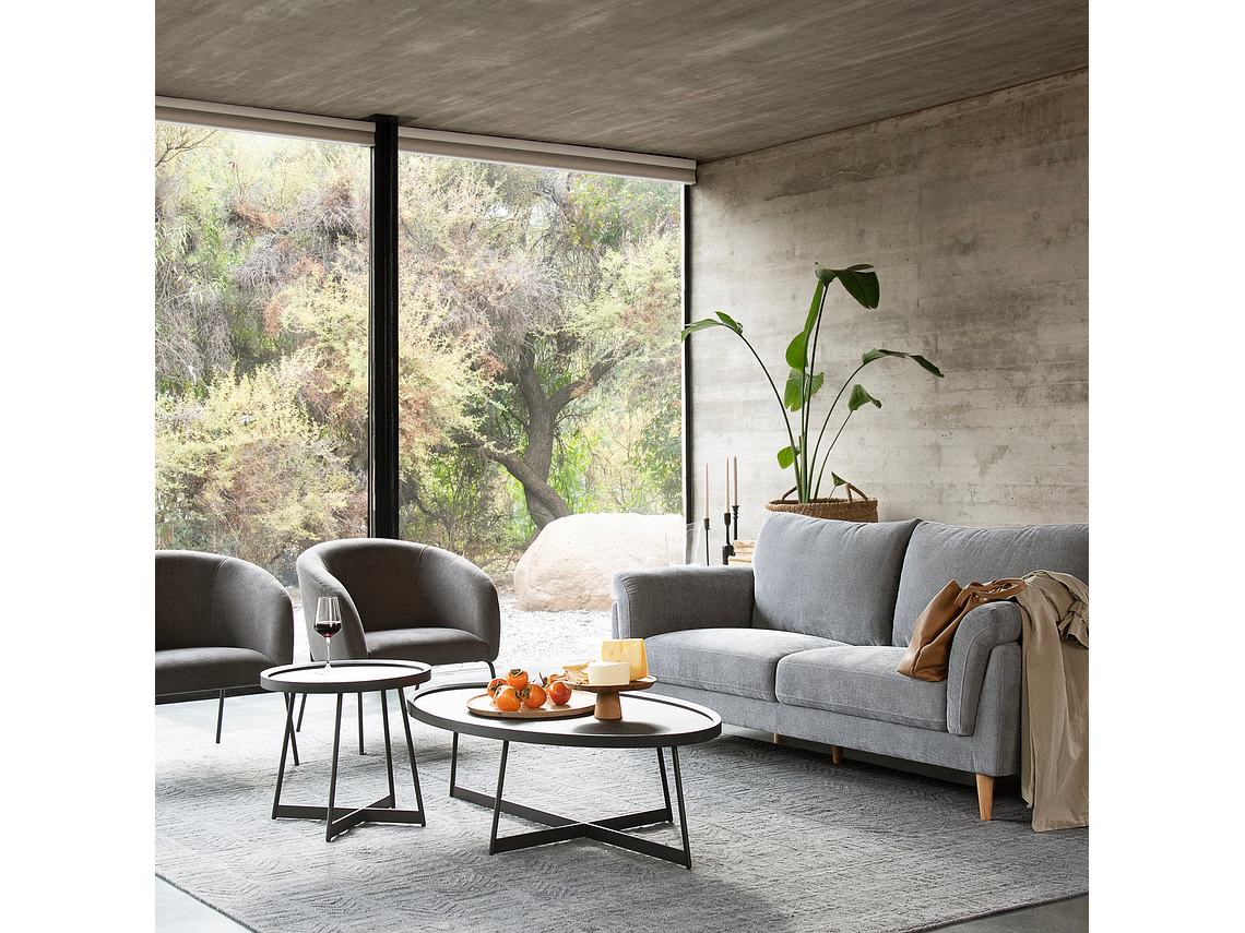 MESA CENTRO ROSEN LIBERTY 120X70 CM NEGRO MADERA 9