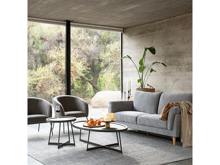 MESA CENTRO ROSEN LIBERTY 120X70 CM NEGRO MADERA 9