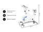 BICICLETA SPINNING Z650 PRO - Miniatura 2