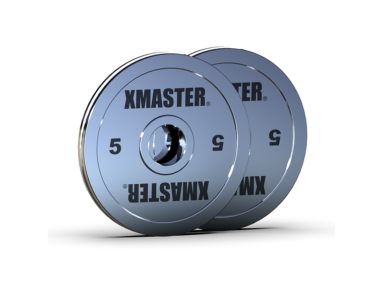 Par Discos Powerlifting Chromed Steel 5kg | XMASTER 1