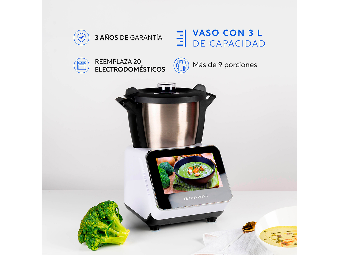 ROBOT DE COCINA KITCHEN GRAND CONNECT 3 L EASYWAYS 5
