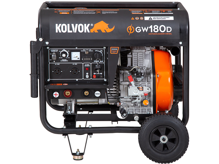 MOTOSOLDADOR KOLVOK GW180D DIESEL 160A 1