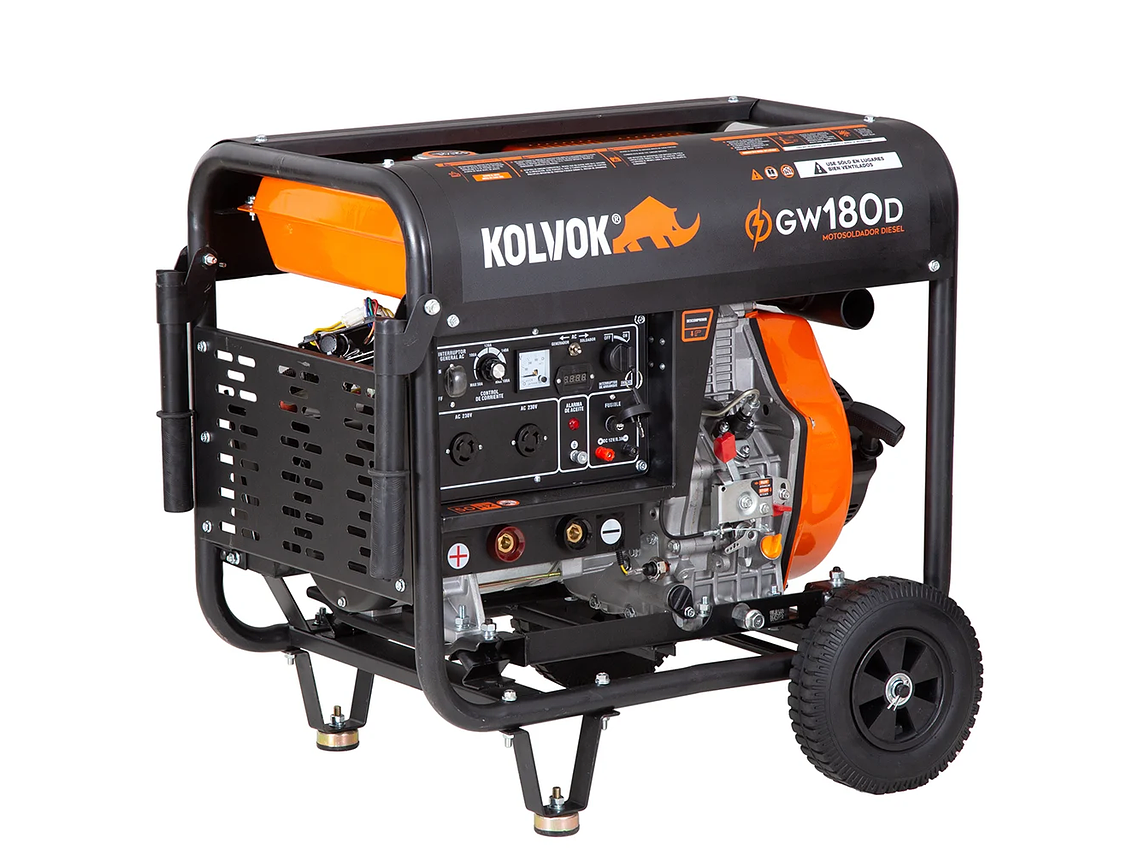 MOTOSOLDADOR KOLVOK GW180D DIESEL 160A 3