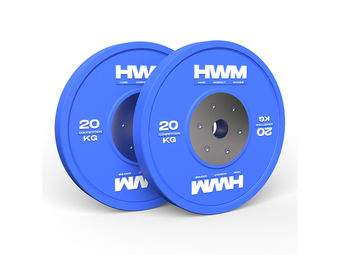Par Bumper Plates Competición 20kg | HWM® 1