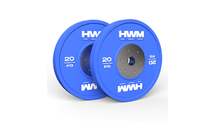 Par Bumper Plates Competición 20kg | HWM®