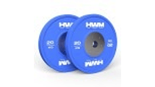 Par Bumper Plates Competición 20kg | HWM®