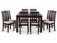 JUEGO DE COMEDOR CIC ÑUBLE 8 SILLAS CHOCOLATE BEIGE - Miniatura 4