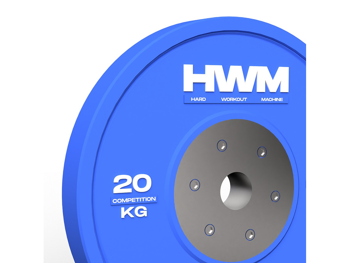 Par Bumper Plates Competición 20kg | HWM® 3