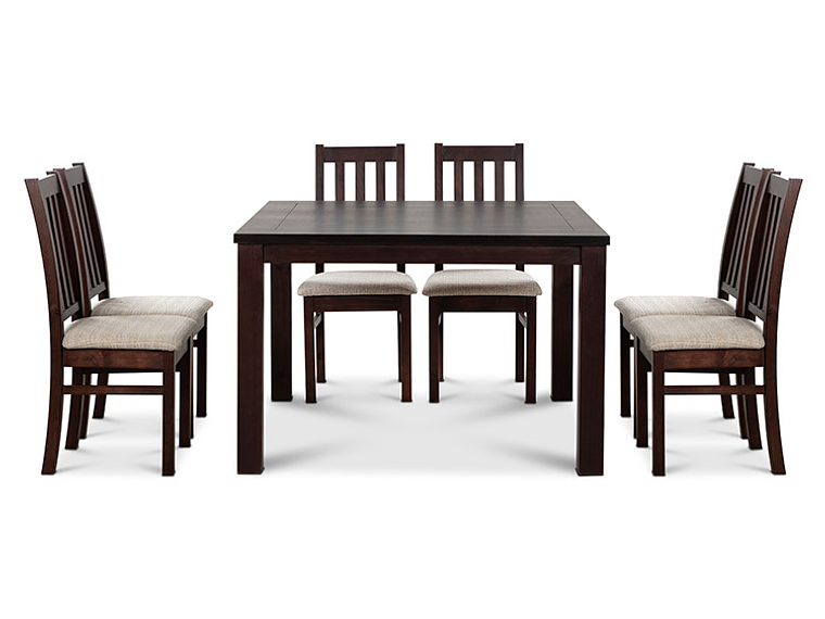 JUEGO DE COMEDOR CIC ÑUBLE 8 SILLAS CHOCOLATE BEIGE 6