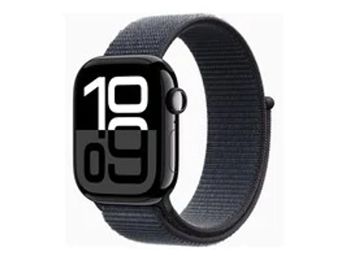 APPLE WATCH SERIES 10 GPS 42MM ALUMINUM CASE SPORT LOOP NEGRO 1
