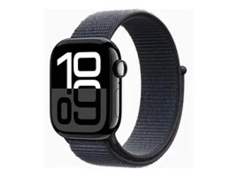 APPLE WATCH SERIES 10 GPS 42MM ALUMINUM CASE SPORT LOOP NEGRO 1