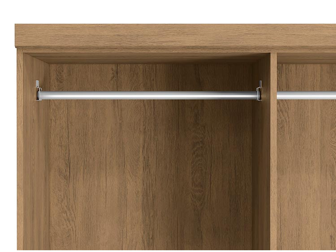 CLOSET YARDAS FREIJO S338 6 PUERTAS 8 CAJONES NEGRO MATE 3