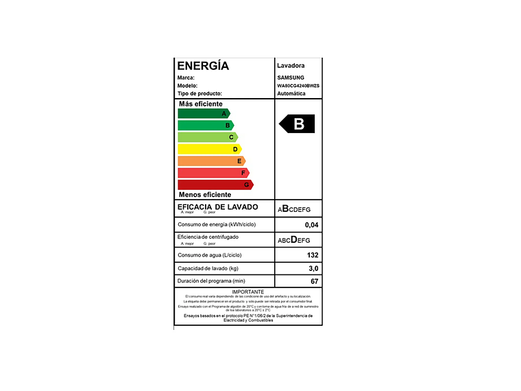 LAVADORA DE CARGA SUPERIOR 8KG CON TECNOLOGÍA DIGITAL INVERTER 4