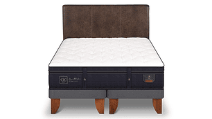 JUEGO DE DORMITORIO CIC CAMA EUROPEA SUPER PREMIUM KING + RESPALDO BAKER