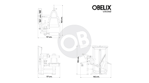 Curl Femoral Sentado V8 Series | Obelix