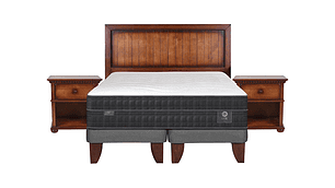 JUEGO DE DORMITORIO CIC CAMA EUROPEA LUX KING + MUEBLES MONTERREY