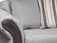 JUEGO DE LIVING INNOVAMUEBLES PALERMO TELA GRIS CLARO 32 - Miniatura 5