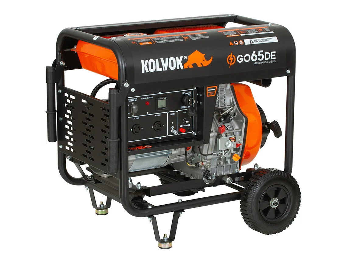 GENERADOR MONOFÁSICO KOLVOK GO65DE 6.5KVA DIESEL 2
