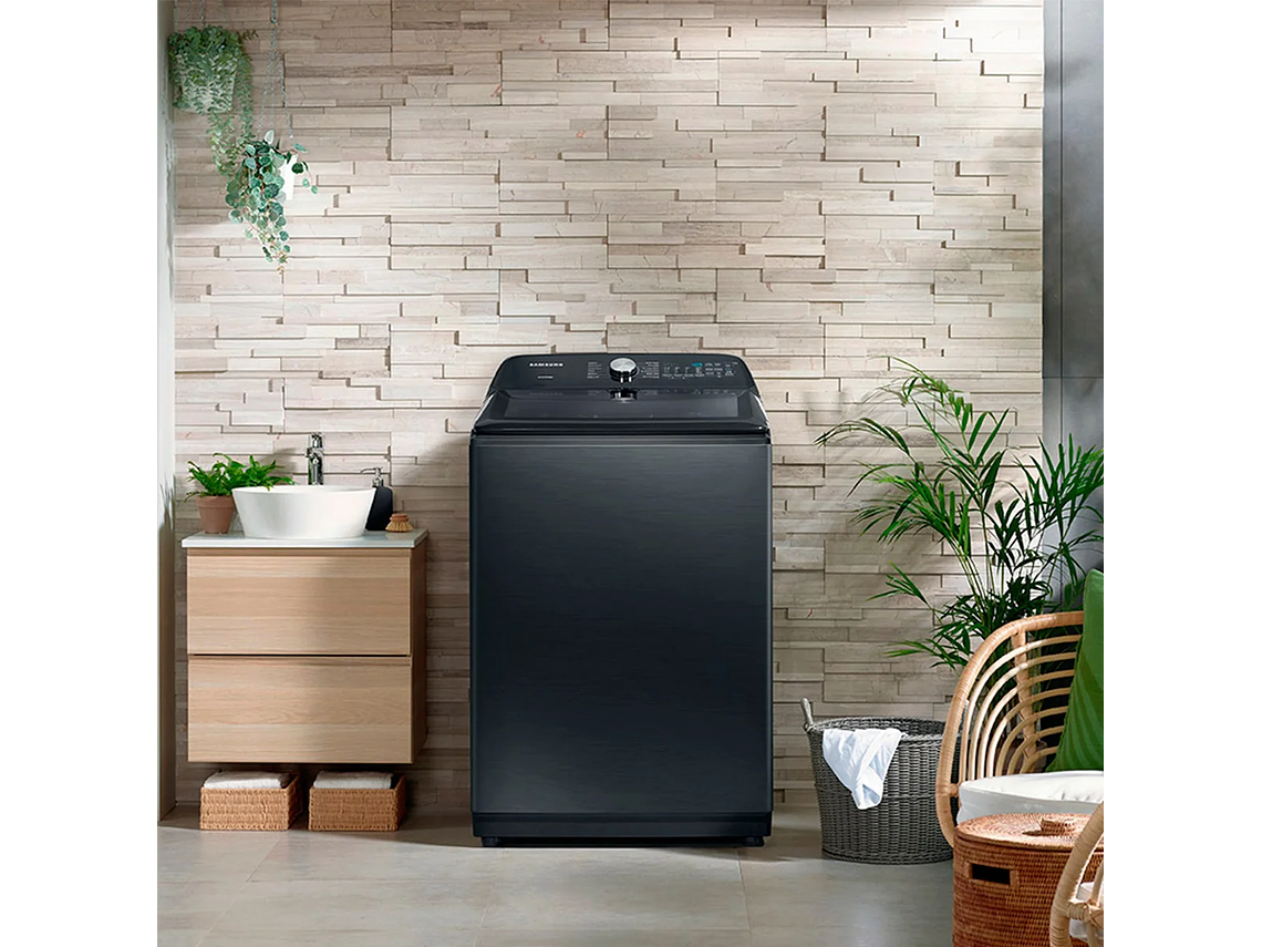 LAVADORA CARGA SUPERIOR SAMSUNG WA22A8370GV 22KG NEGRO 3