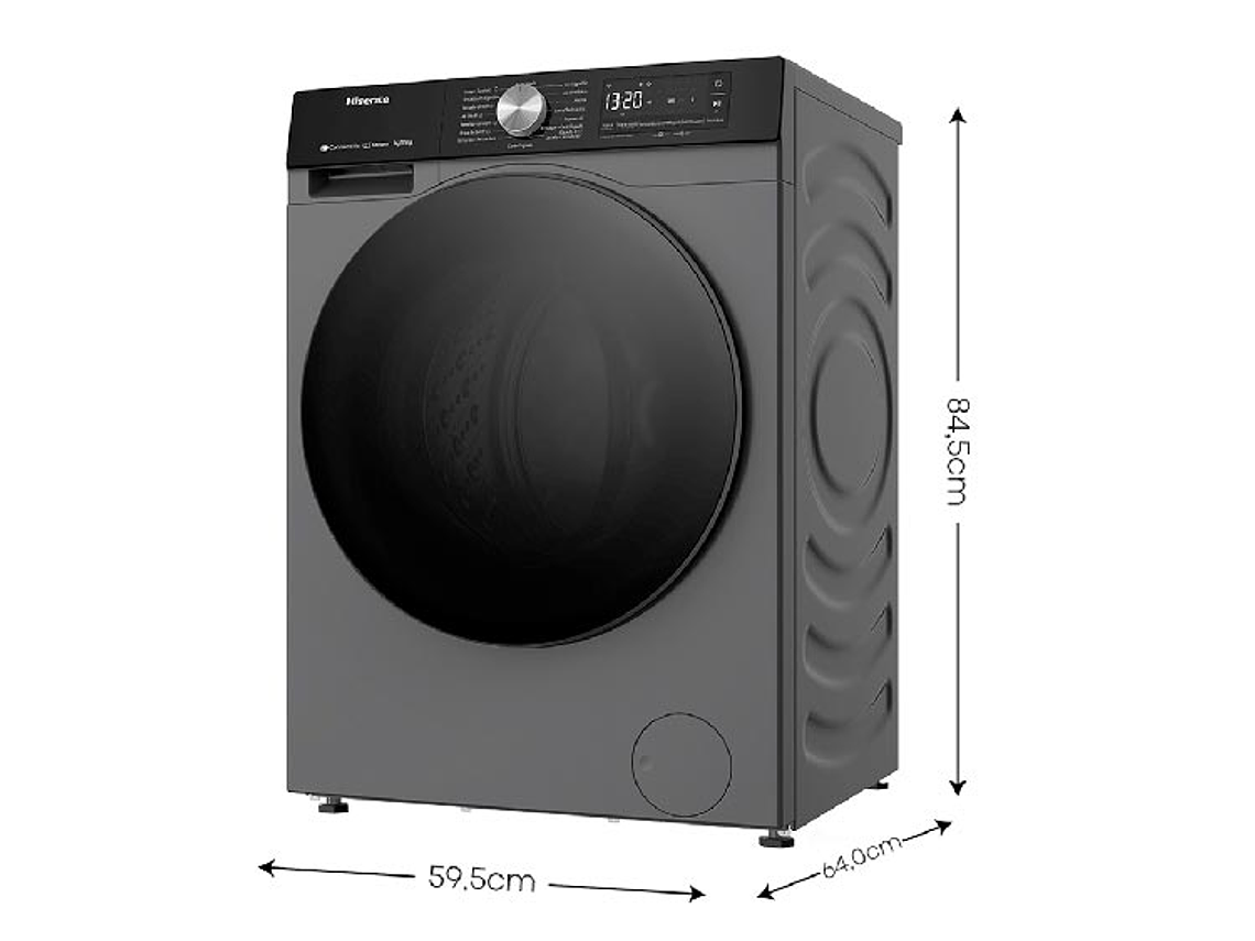 LAVADORA SECADORA HISENSE 14 KG 10 KG CARGA FRONTAL WD3S1443BT 3