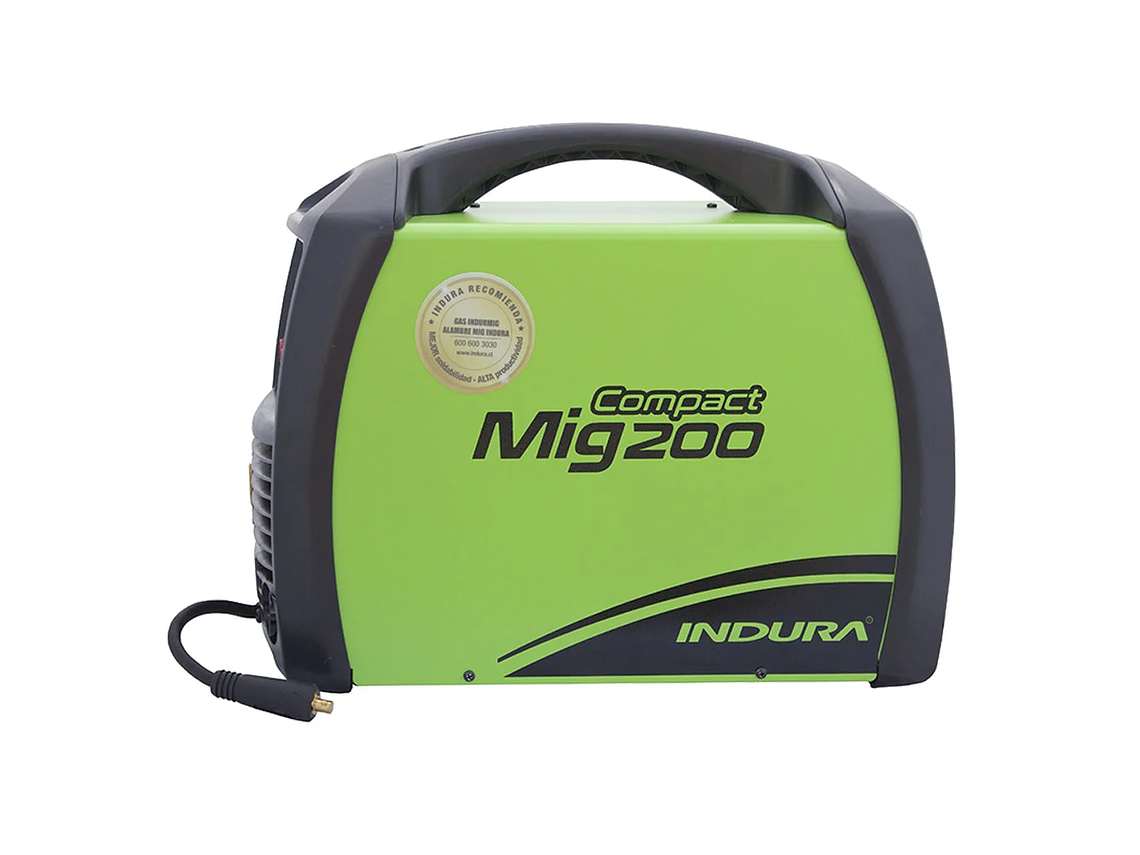 SOLDADORA INDURA COMPACTMIG 200 INVERSORA MIG/MMA/TIG 1