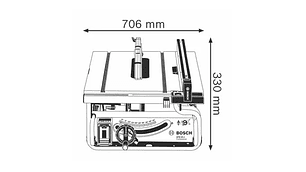 SIERRA DE BANCO 10' BOSCH GTS 10 J - 1800W