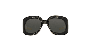 GAFAS DE SOL GUCCI SHIELD-FRAME DE ACETATO PARA MUJER EN NEGRO Y GRIS