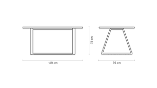 MESA DE COMEDOR MEDULAR PABLO NATURAL