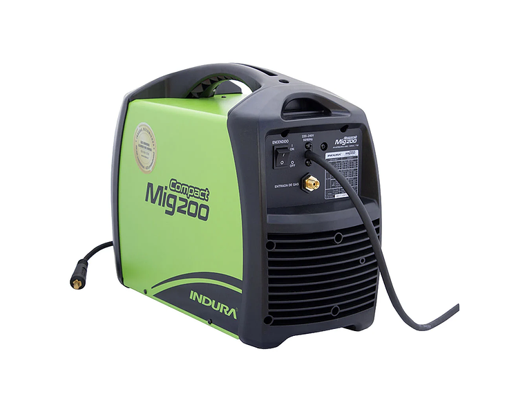 SOLDADORA INDURA COMPACTMIG 200 INVERSORA MIG/MMA/TIG 5