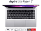 NOTEBOOK ACER ASPIRE LITE LAPTOP AL15-41P-R0ZY-2 AMD RYZEN 7 8 GB RAM 512 GB SSD 15.6
