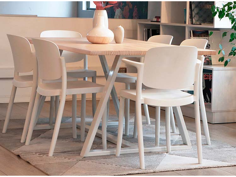 MESA DE COMEDOR MEDULAR PABLO NATURAL 3