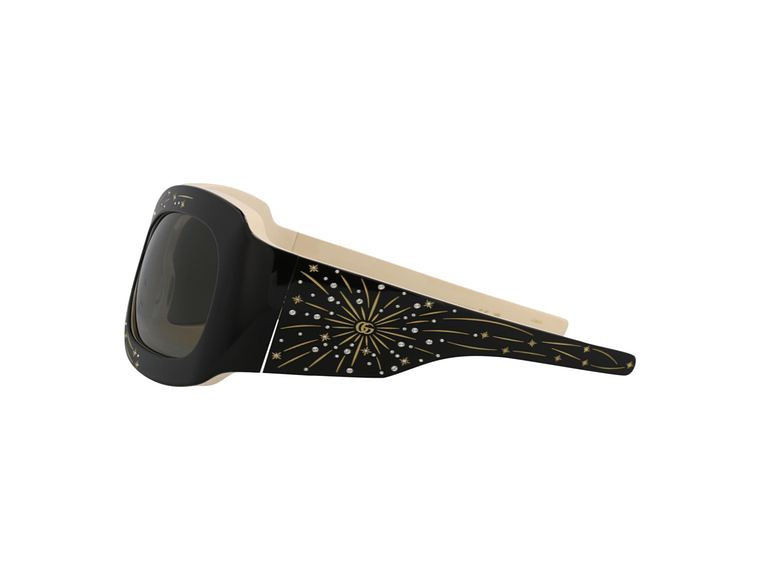 GAFAS DE SOL GUCCI SHIELD-FRAME DE ACETATO PARA MUJER EN NEGRO Y GRIS 2