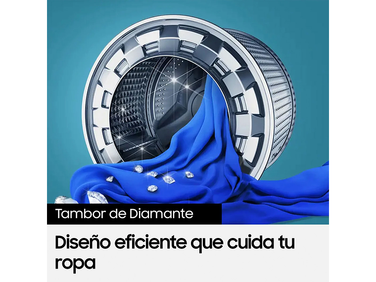LAVADORA CARGA SUPERIOR SAMSUNG WA22A8370GV 22KG NEGRO 7