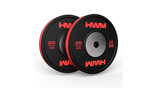 Par Bumper Plates Color Stripe 25kg | HWM