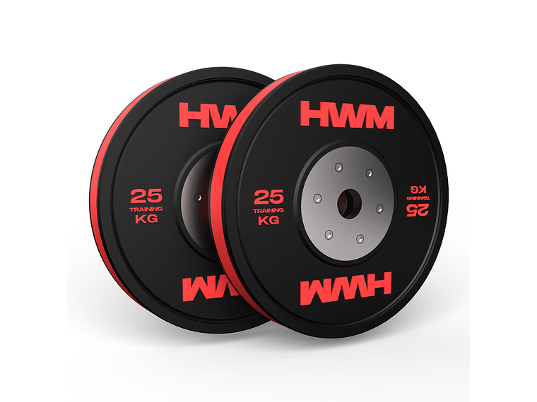 Par Bumper Plates Color Stripe 25kg | HWM 1