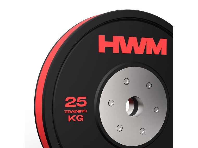 Par Bumper Plates Color Stripe 25kg | HWM 2