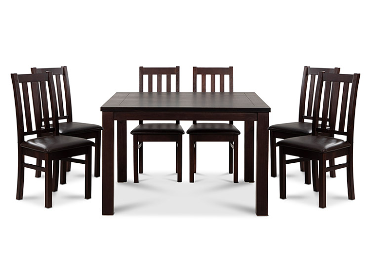 JUEGO DE COMEDOR CIC ÑUBLE 8 SILLAS CHOCOLATE NEGRO 7