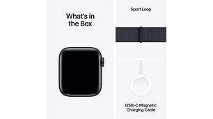 SMARTWATCH APPLE WATCH SE (2ª GENERACIÓN) CAJA MIDNIGHT ALUMINIO 40MM CON CORREA SPORT LOOP - S/M